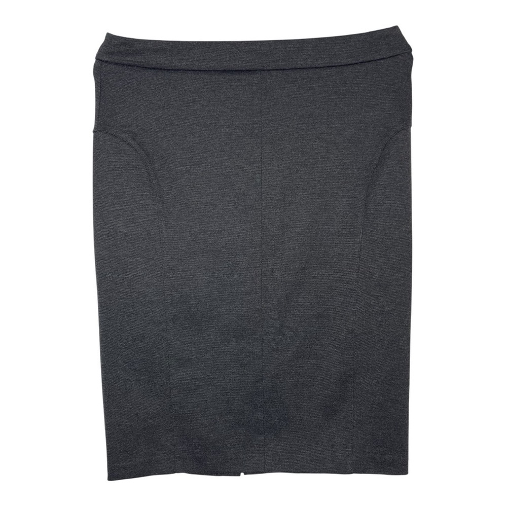 MICHAEL Michael Kors Charcoal Pencil Midi Skirt Zipper Size 8